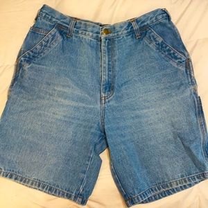 Vintage hi rise mom jean shorts
